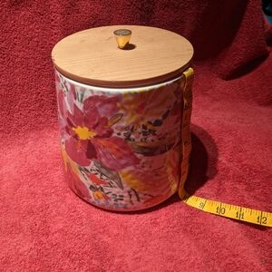 Opalhouse Ceramic Jar with Wooden Lid